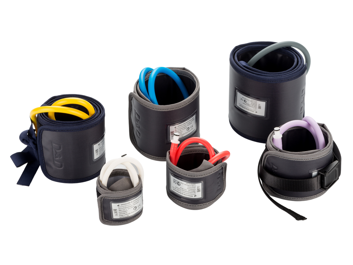 Double cuff pneumatic tourniquet cuffs for EASY PUMP DUAL automatic tourniquet system