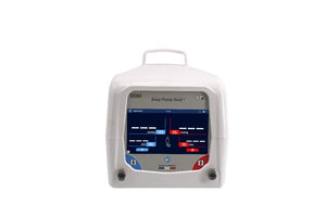 Front view of EASY PUMP DUAL automatic tourniquet system with touchscreen display